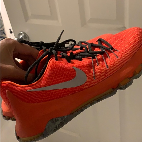 Nike KD 8’s Men’s size 7 basketball shoes orange - Picture 3 of 7
